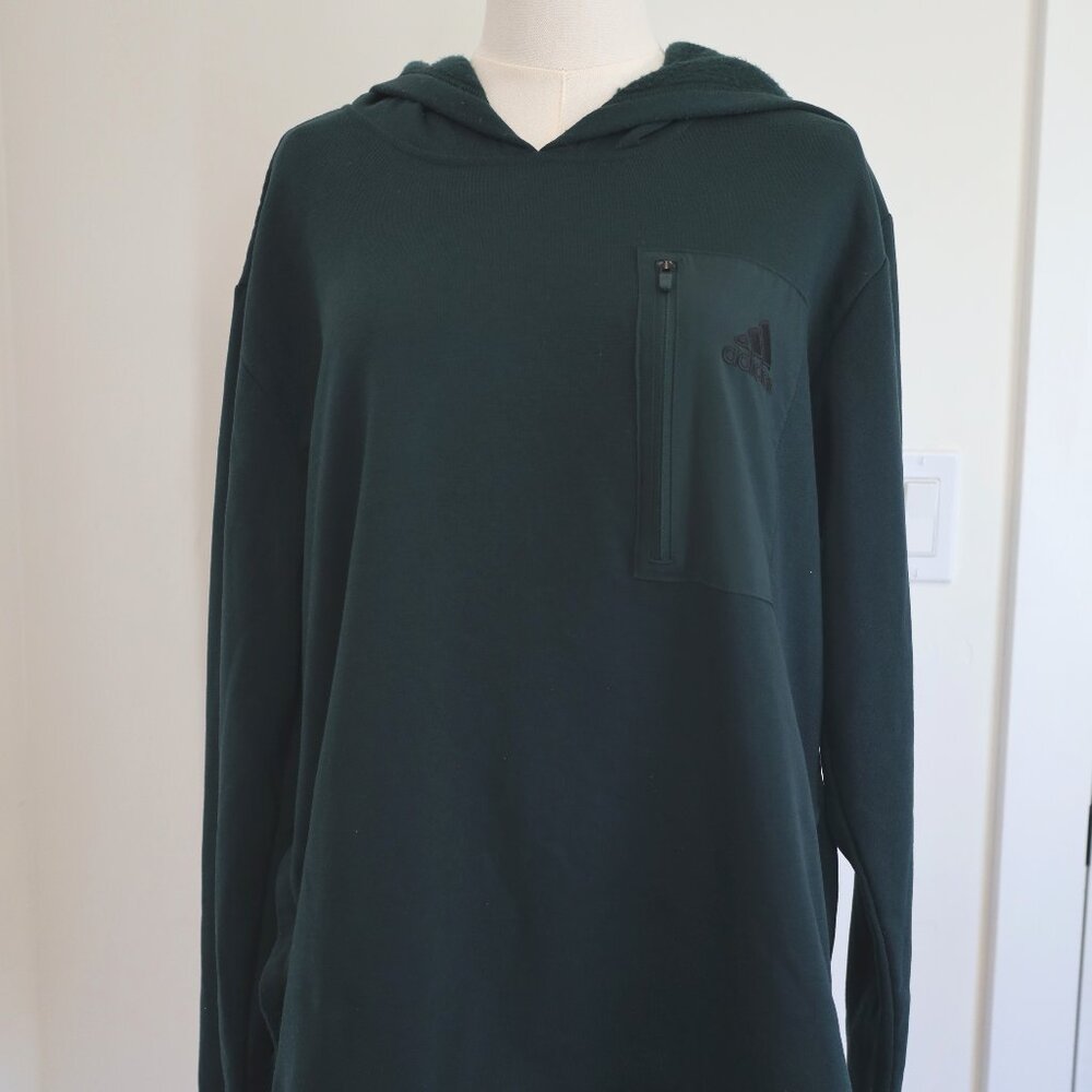 Men's Adidas Green Hoodie